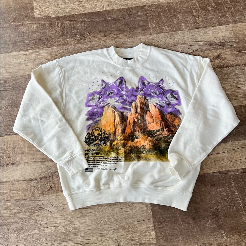 New Darc Sport women’s white crewneck S